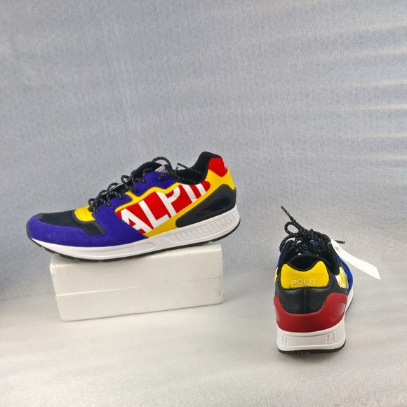 Polo Ralph Lauren Leather Suede Train-100 Tech Alpine Sneaker men14us/12uk=wmn15 - Picture 5 of 8